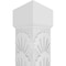 Ekena Millwork Craftsman Classic Square Non-Tapered Bondi Fretwork Column w/ Mission Capital & Mission Base CC1210ENBNDMIMI - alternate 2